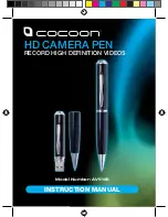 Preview for 1 page of Cocoon AV6185 Instruction Manual