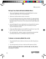 Preview for 10 page of Cocoon BT42740 Instruction Manual