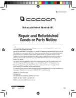 Preview for 15 page of Cocoon BT42740 Instruction Manual