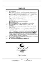 Preview for 21 page of Cocoon CFTB Operating Manual