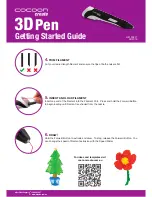 Preview for 2 page of Cocoon Cocoon Create 3D pen Getting Started Manual