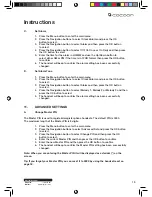 Preview for 15 page of Cocoon HE413002B Instruction Manual