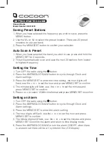 Preview for 2 page of Cocoon HE414078 Getting Started Manual