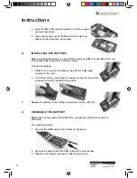 Preview for 10 page of Cocoon IT114039 Instruction Manual