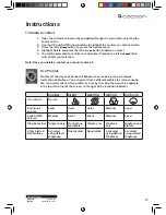 Preview for 19 page of Cocoon IT114039 Instruction Manual