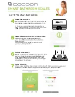 Preview for 2 page of Cocoon SMART BATHROOM SCALES Getting Started Manual