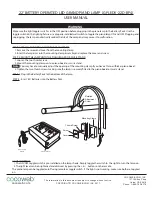 Предварительный просмотр 2 страницы cocoweb GPLEDV-22D-BP4 User Manual