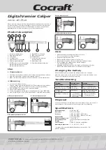 Cocraft 40-7541 Quick Manual предпросмотр