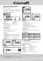 Preview for 2 page of Cocraft 40-7541 Quick Manual