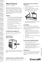 Cocraft 40-7819 Quick Start Manual предпросмотр