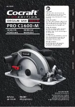 Cocraft 40-9929 Original Instructions Manual предпросмотр