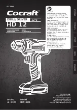 Cocraft 41-2300 Original Instructions Manual предпросмотр