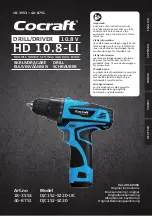 Предварительный просмотр 1 страницы Cocraft HD 10.8-LI Original Instructions Manual