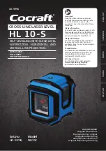 Cocraft HL 10-S Original Instructions Manual preview