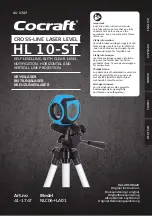 Cocraft HL 10-ST Original Instructions Manual preview