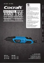 Cocraft HMD 150 Original Instructions Manual предпросмотр