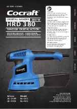 Предварительный просмотр 1 страницы Cocraft HRD 380 Original Instructions Manual