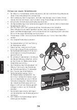 Предварительный просмотр 78 страницы Cocraft MB1931 Original Instructions Manual