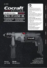 Cocraft PDI105GH.1 Instruction Manual предпросмотр