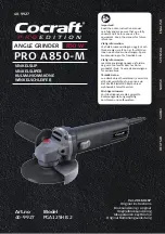 Cocraft PGA125HB.2 Original Instructions Manual предпросмотр