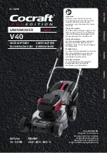 Cocraft ProEdition V40 ALR-2R3-380-S Original Instructions Manual предпросмотр