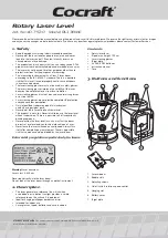 Preview for 1 page of Cocraft RL13BMC Manual