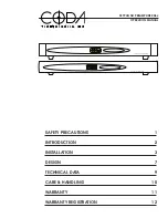 Coda 06X Operation Manual preview