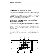 Preview for 5 page of Coda Amplifier 10.5 Operation Manual