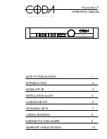 Coda CONTINUUM CP Operation Manual preview