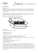 Preview for 17 page of Coda LINUS10-C User Manual