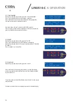 Preview for 26 page of Coda LINUS10-C User Manual