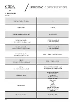 Preview for 30 page of Coda LINUS10-C User Manual