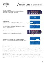 Preview for 27 page of Coda LINUS14 User Manual