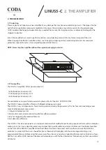 Предварительный просмотр 17 страницы Coda LINUS5-C User Manual