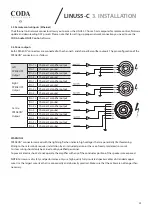 Preview for 23 page of Coda LINUS5-C User Manual