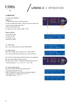 Preview for 24 page of Coda LINUS5-C User Manual