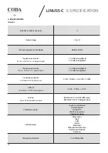 Preview for 30 page of Coda LINUS5-C User Manual