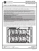 Codan CI-RC-4M-G2 Technical Notes preview