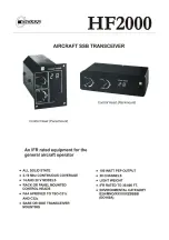 Preview for 1 page of Codan HF2000 Quick Start Manual