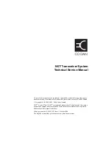 Codan NGT 2010 RF Technical & Service Manual preview