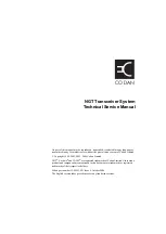 Preview for 1 page of Codan NGT 2010 RF Technical & Service Manual