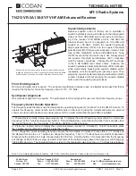 Предварительный просмотр 2 страницы Codan VR-3A130-SYF Technical Notes