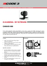 Code 3 CAMA05-000 Quick Start Manual preview