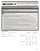 Предварительный просмотр 7 страницы Code 3 CD3511 Series Installation & Operation Instructions