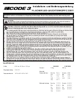 Предварительный просмотр 15 страницы Code 3 CD3511 Series Installation & Operation Instructions