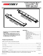 Предварительный просмотр 1 страницы Code 3 CommandStik MR6MC Installation & Operation Manual