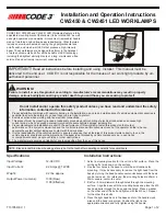 Code 3 CW2450 Installation & Operation Instructions preview