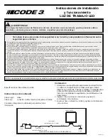 Предварительный просмотр 3 страницы Code 3 CW4020 Installation And Operation Instructions Manual