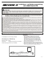 Preview for 7 page of Code 3 CW4020 Installation And Operation Instructions Manual