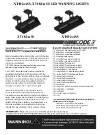 Предварительный просмотр 1 страницы Code 3 XT402xxSS Series Manual